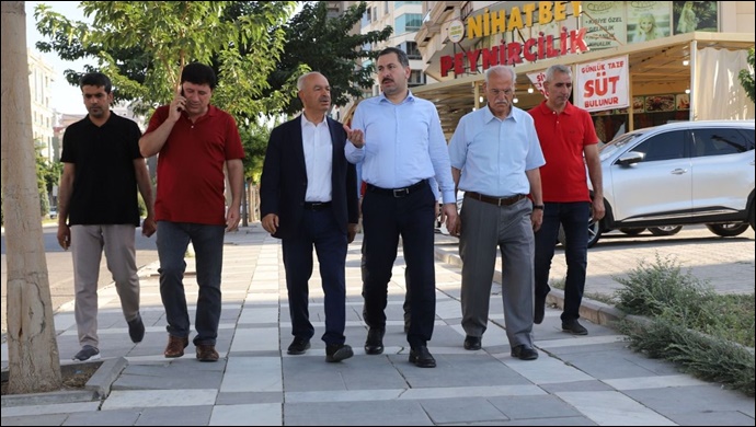 Başkan Baydilli mesaiye saha gezisiyle başladı