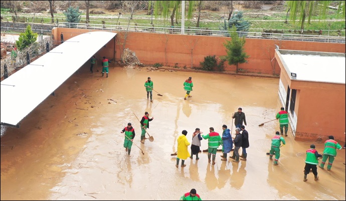 Başkan Baydilli Sel Sonrası Sahadan Ayrılmıyor-(VİDEO)