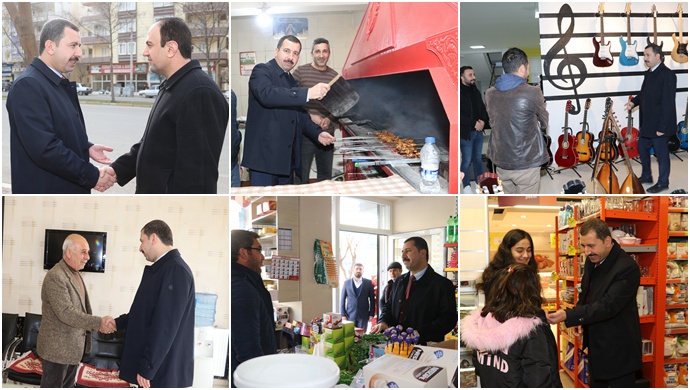 Başkan Baydilli Vatandaş ve Esnafla İç İçe-(Video)