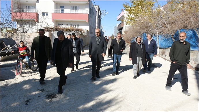 Başkan Bayık Devam Eden Yol Çalışmalarını Yerinde İnceledi