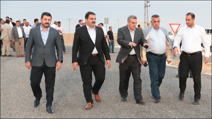 Başkan Beyazgül Asfalt Çalışmalarını Yerinde İnceledi