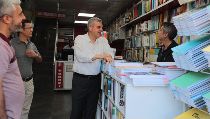 Başkan Beyazgül'den Esnaf Ziyareti-(VİDEO)