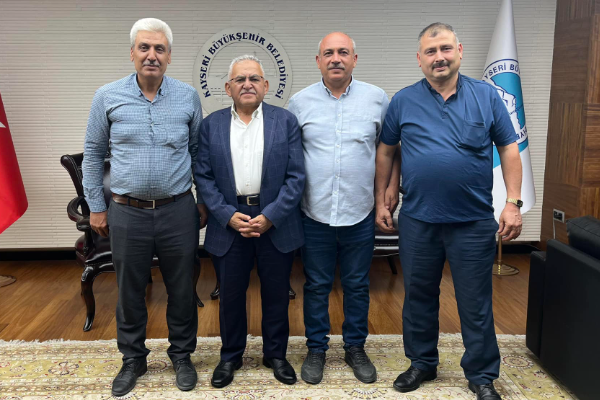 Başkan Büyükkılıç'a Hurdacılar Kooperatifi'nden ziyaret