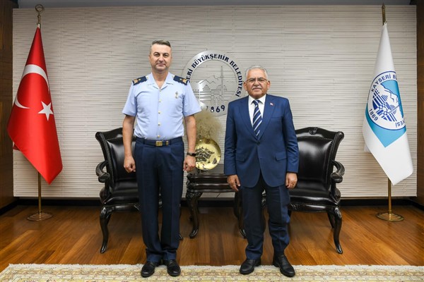 Başkan Büyükkılıç, Garnizon Komutanı Taşan'ı ağırladı