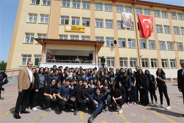 Başkan Büyükkılıç, ‘Öğrenci Buluşmaları’ kapsamında liseleri ziyaret etti