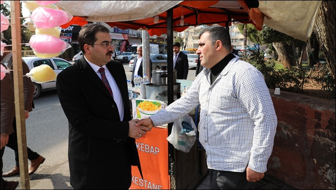 Başkan Canpolat, Bu Kez Emniyet Caddesi’nde –(Video)