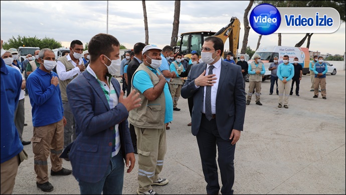 Başkan Canpolat, İşçilerle Bayramlaştı