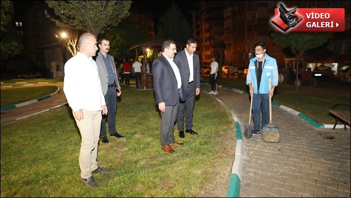 Başkan Canpolat’tan Gece Mesaisine Gece Denetimi