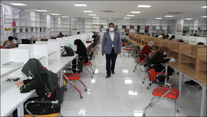 Başkan Canpolat’tan Öğrencilere Moral Ziyareti-(VİDEO)