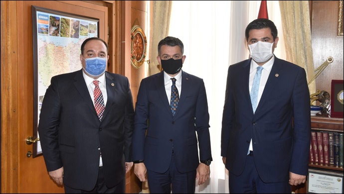 Başkan Ekinci, Bakan Pakdemirli ile Görüştü