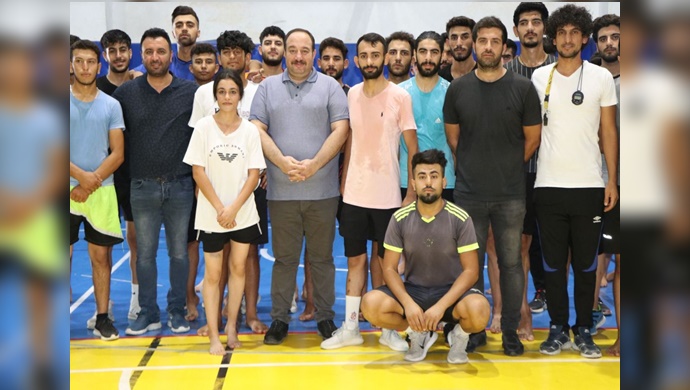 Başkan Ekinci, Kurs gören öğrencilerle buluştu