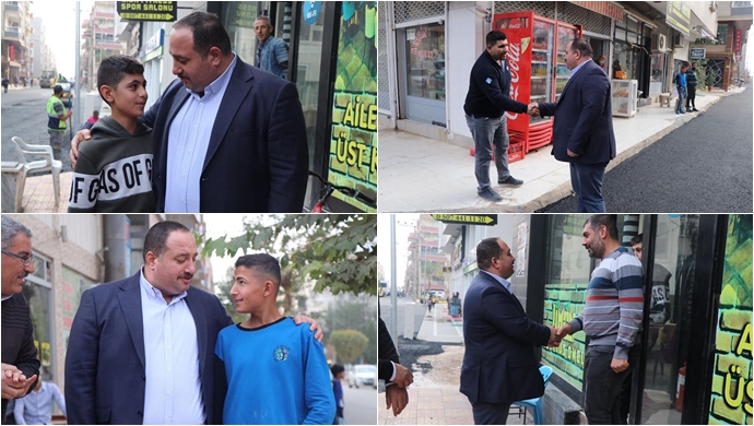 Başkan Ekinci’den Esnaf Ziyaretleri Devam Ediyor