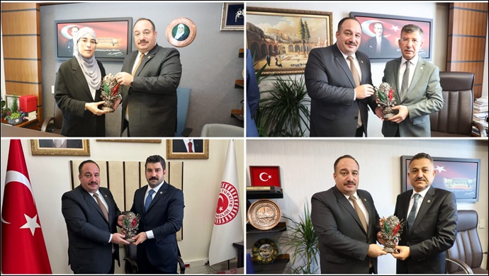 Başkan Ekinci'den Milletvekillerine Hayırlı Olsun Ziyareti