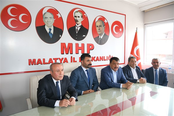 Başkan Gürkan, MHP İl Başkanlığı'nı ziyaret etti