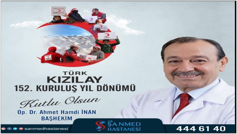 Başkan İnan'dan Kızılay mesajı