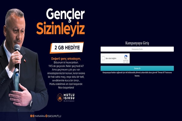Başkan Işıksu’dan YKS öğrencilerine mesaj