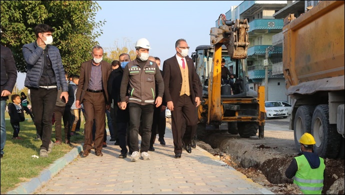 Başkan kuş, doğalgaz çalışmalarını yerinde inceledi-(VİDEO)