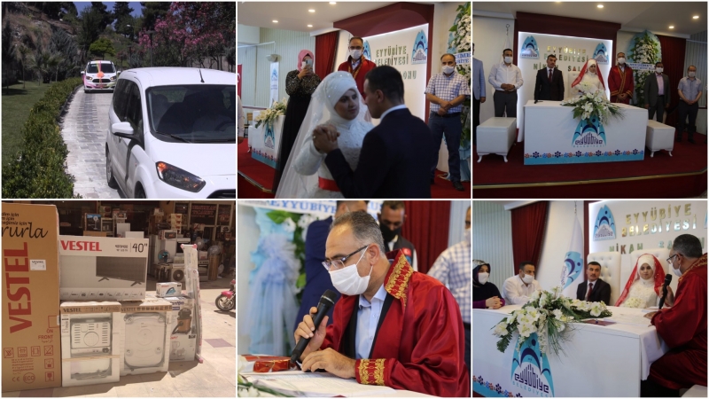 Başkan Kuş, Görme Engelli Çiftin Mutluluklarına Ortak Oldu-(VİDEO)