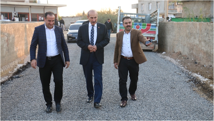 Başkan Yalçınkaya’dan Asfaltlanan Mahalleye Çıkarma-(VİDEO)