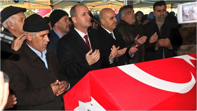 Başkan Yavuz, Maraş'ta  Şehit Cenazesine Katıldı