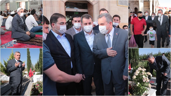 Başkanlar Bayram Namazında Bir Araya Geldi-(VİDEO)