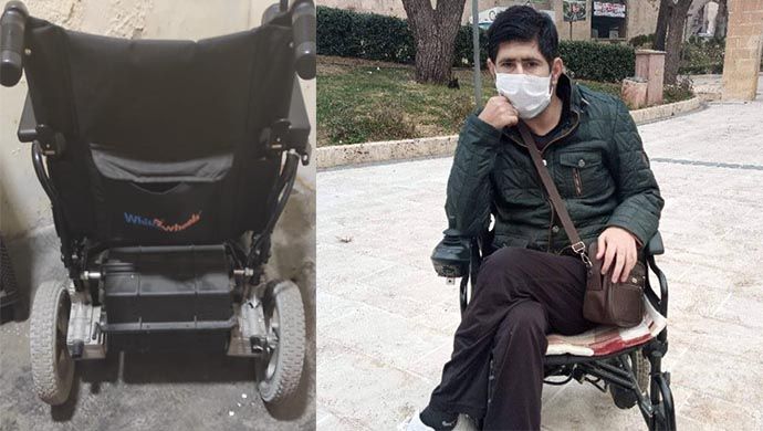 Belediye çöp arabası engelli aracına çarptı! Dışarı çıkamaz oldu