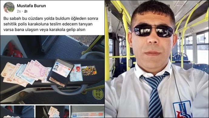 BELSAN Şoförü bulduğu Para Dolu Cüzdanı Sahibine Ulaştırdı