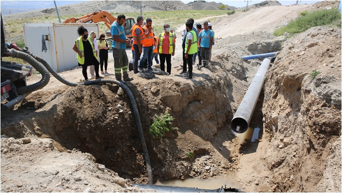 Beypazarı’nda Su Kesintilerine Son: İlçede 7 Bin 500 Metreküplük Yeni Su Deposu Hizmet Verecek