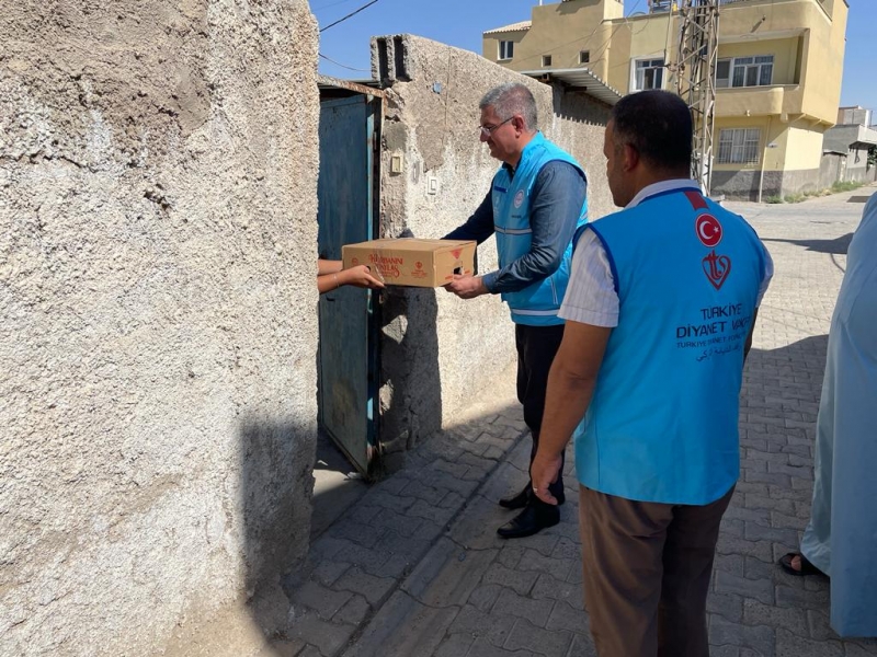 Binlerce aileye kurban eti dağıtıldı