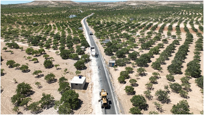 Birecik Bağlarbaşı - Ayran Güzergâhında Asfalt Öncesi Hazırlıklar Tamamlanıyor