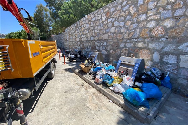 Bodrum’da bayram haftasında 6 bin 500 tona yakın atık toplandı
