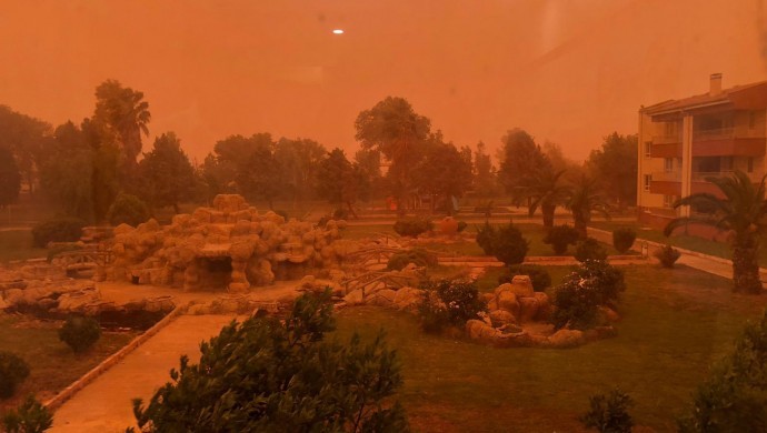 Bölge kentlerinde toz bulutları uyarısı