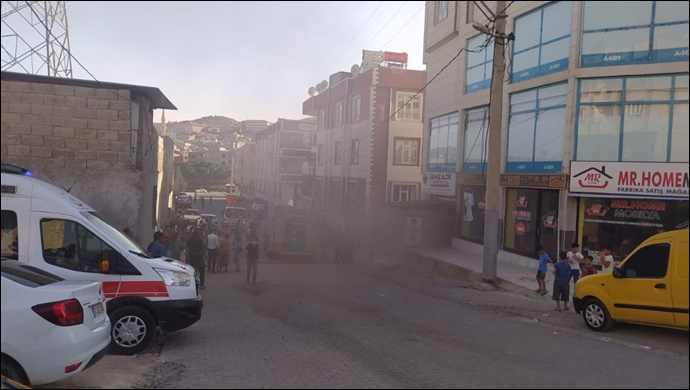 Borç Parayla kurduğu iş yeri küle döndü