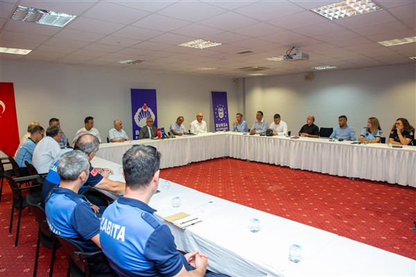 Bursa'da zabıta müdürleri koordinasyon ve değerlendirme toplantısı yaptı