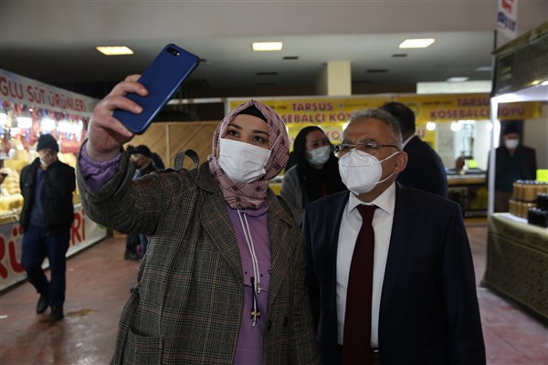 Büyükkılıç, Bahçe Botanik ve Yöresel Ürünler Günleri'ni ziyaret etti