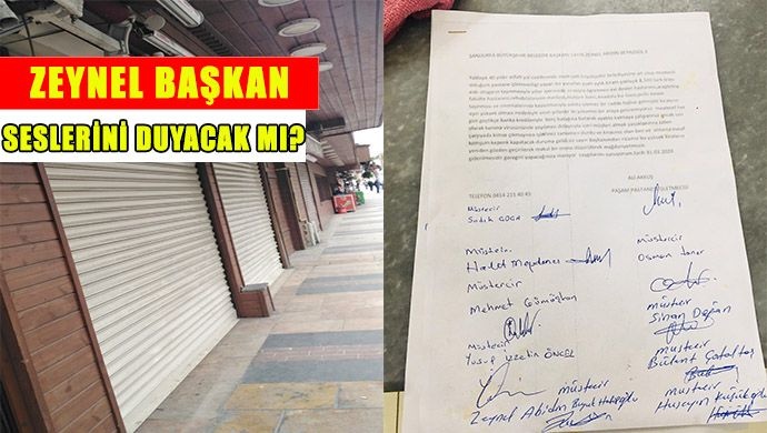 Büyükşehir belediye kiracıları yardım eli bekliyor!