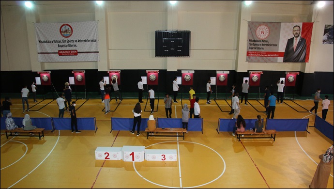 Büyükşehir Belediyesi Dart Turnuvası Düzenledi-(VİDEO)