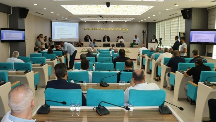 Büyükşehir Belediyesi Eylül ayı olağan meclis toplantısının 1. birleşimi yapıldı