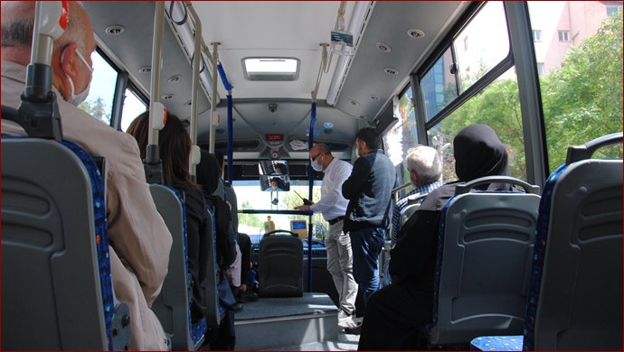 Büyükşehir Belediyesin’den Özel Halk Otobüslerine Sıkı Denetim-(VİDEO)