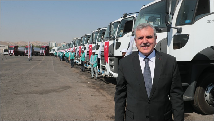 Büyükşehir öz kaynaklarıyla 26 iş makinasını araç filosuna kattı-(VİDEO)