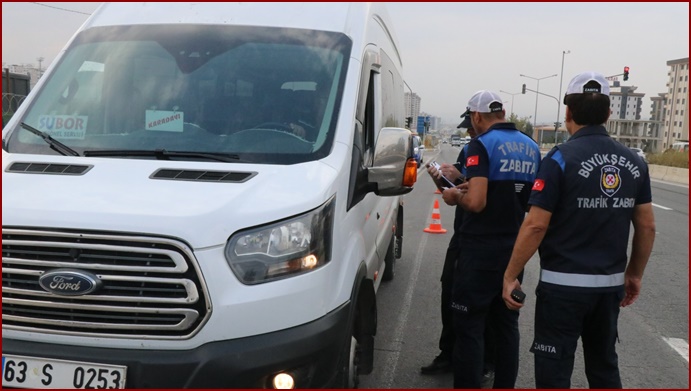 Büyükşehir Zabıta’dan Okul Servislerine Yönelik Denetim