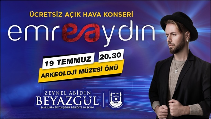 Büyükşehir’den Arkeoloji Müzesi Önünde Emre Aydın Konseri