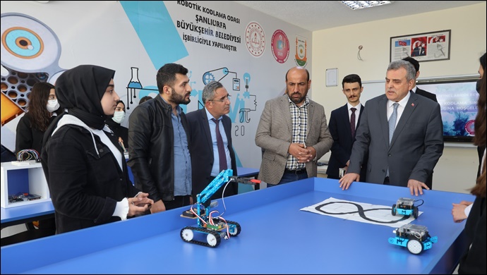 Büyükşehir’den Eğitime Destek, ‘’Robotik Kodlama Odası Açıldı’’-(VİDEO)