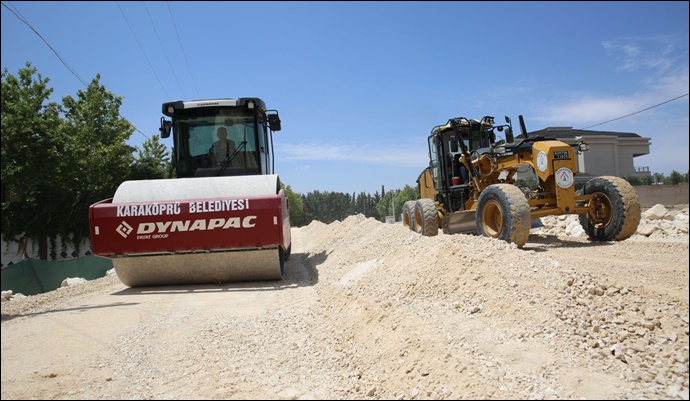 Çamlıyayla'ya yeni yollar kazandırılıyor-(VİDEO)