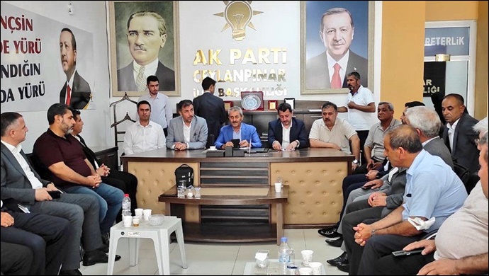 Ceylanpınar AK Parti'de temayül yoklaması yapıldı