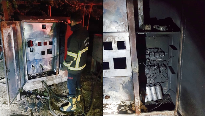 Ceylanpınar'da trafo yangını: İtfaiye müdahale etti