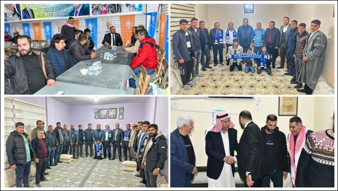 Ceylanpınar’ın AK Adayı Atilla’ya Aşiret ve Ailelerden Tam Destek