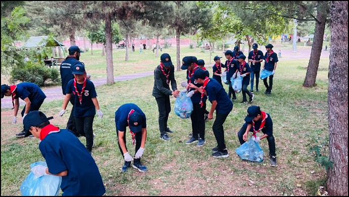 Ceylanpınarlı İzcilerden Örnek Davranış