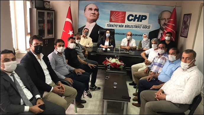 CHP İl Yönetimi Erbil Aydıklık’ı Ağırladı
