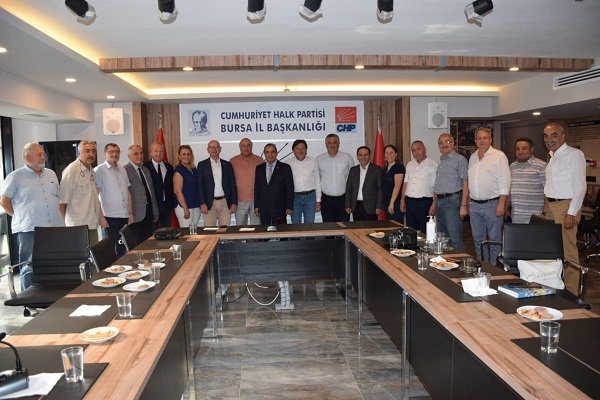 CHP'li Marmara il başkanları Bursa’da bir araya geldi